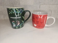 Starbucks Coffee Mug Lot Of 2 -  10 & 7.8 OZ. 