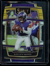 2021 Panini Select Kellen Mond Black and Gold Prizm Die Cut Rookie Vikings #64