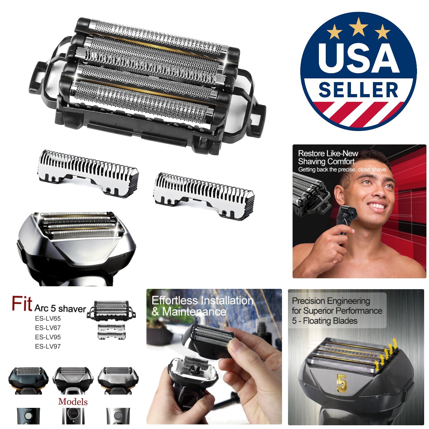 Replacement Heads With Ultra-thin Foils & Blades