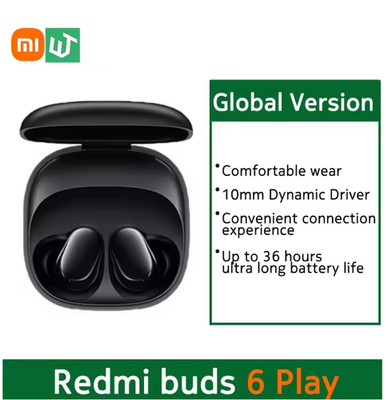 Redmi Buds 6 Play Up to 36 Hours With Charging Case 10mm