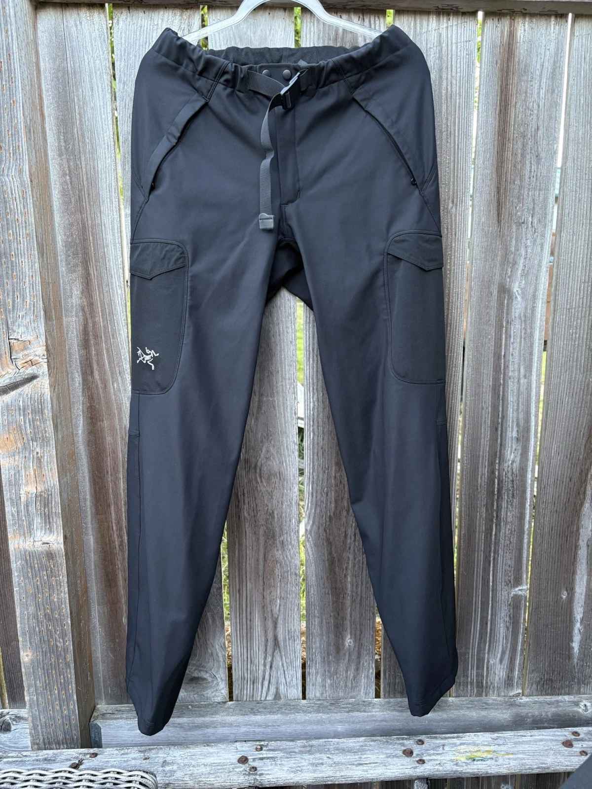 Vintage ARC'TERYX Gamma MX Pants Men's Medium Black Polartec Softshell SKI HIKE