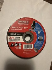 Diablo DBD050040110F 10 Pack 5" Metal Cut Off Discs for Angle Grinder New