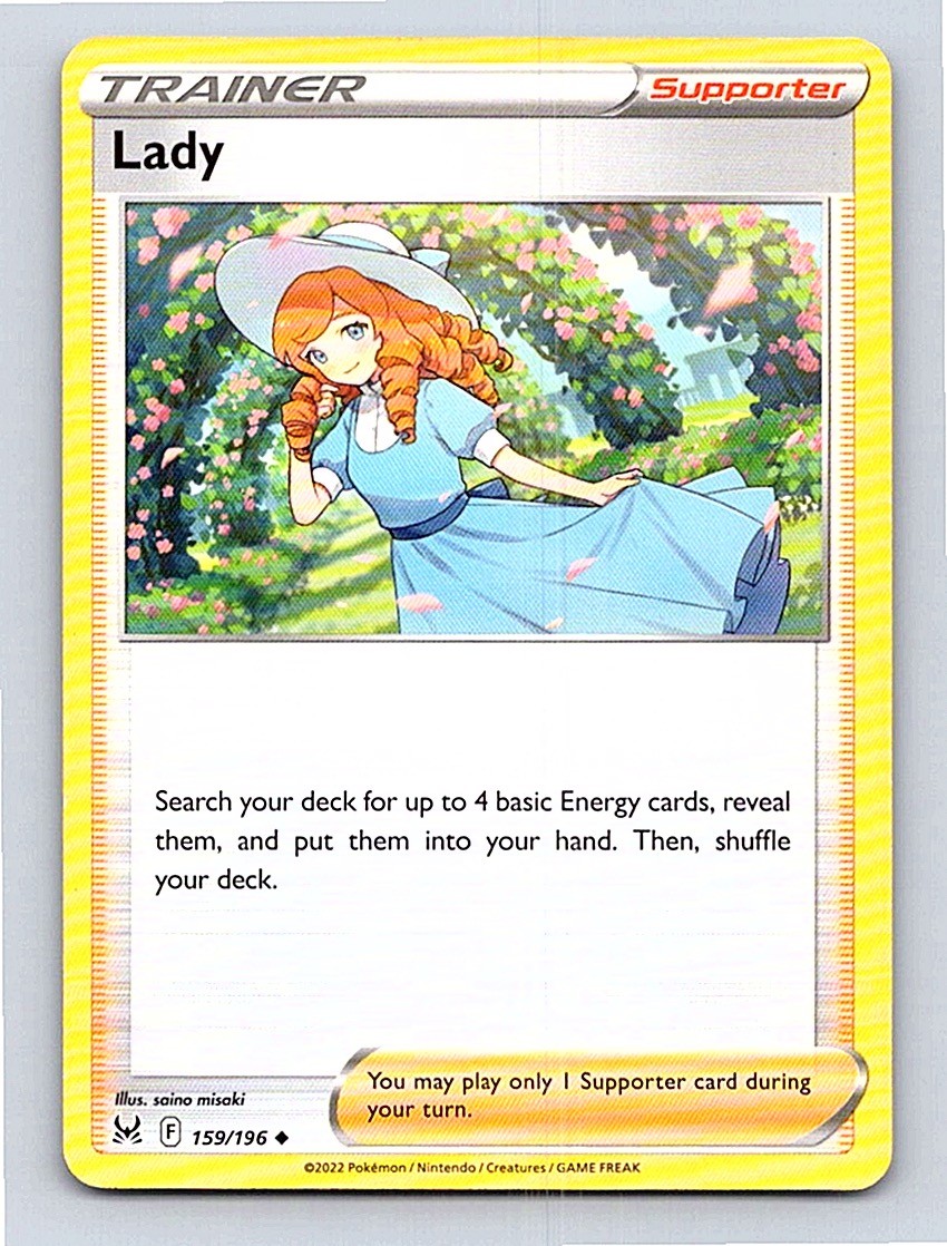 Lady 159/196 SWSH11: Lost Origin Uncommon NM
