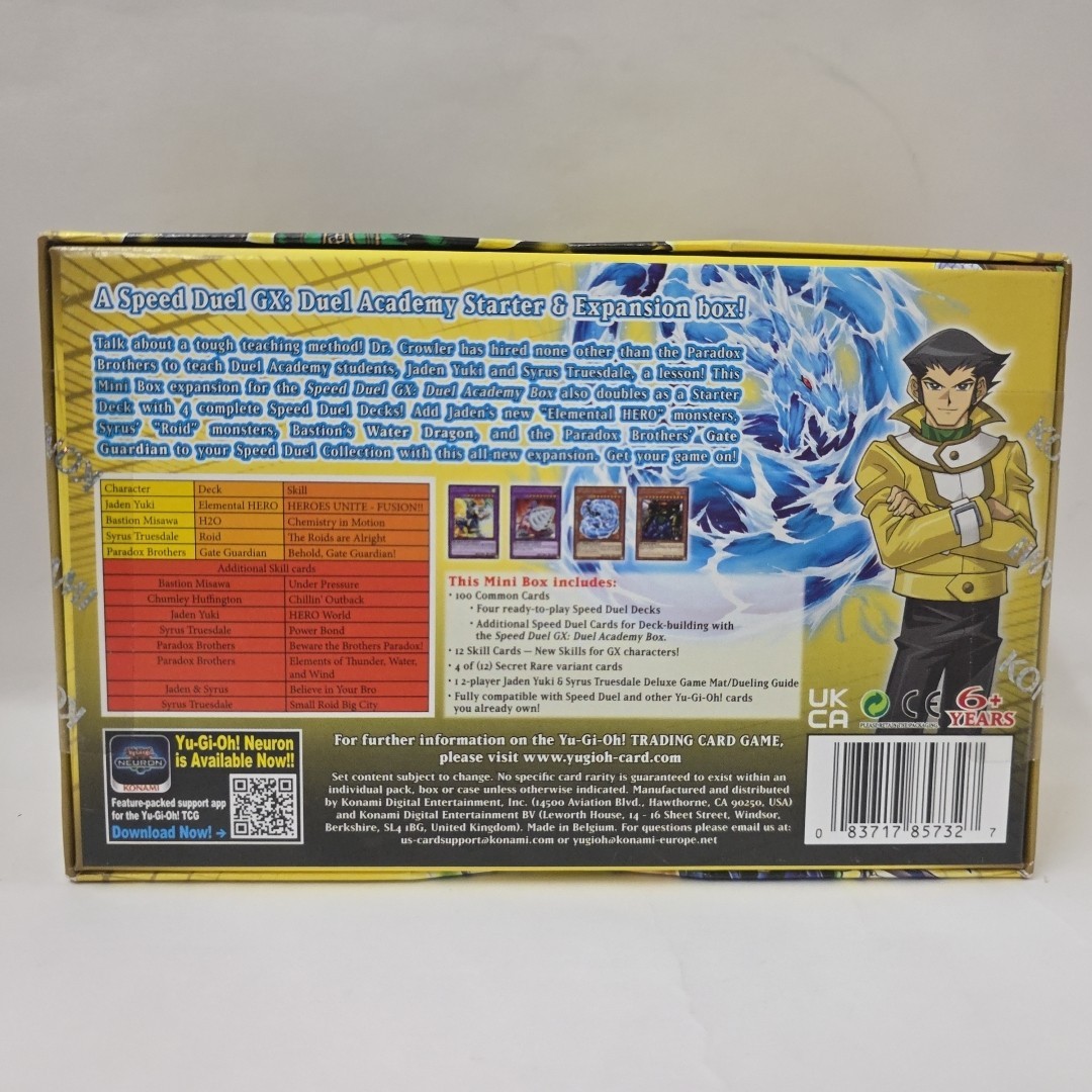 Yu-Gi-Oh! Speed Duel GX Duel Midterm Paradox Box