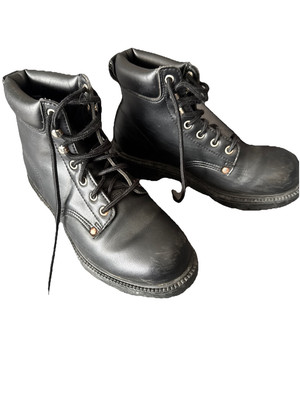 Original Rugged Outback Vegan leather Work Boots Black 789 Men's