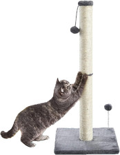 Scratching post for cats, scratching post for cats 80 cm scratching post XXL natural sisal Sei