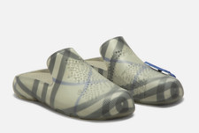 BURBERRY Prorsum Stingray Semi-Transparent Check Clogs 37 EU; 7 US 670 NIB