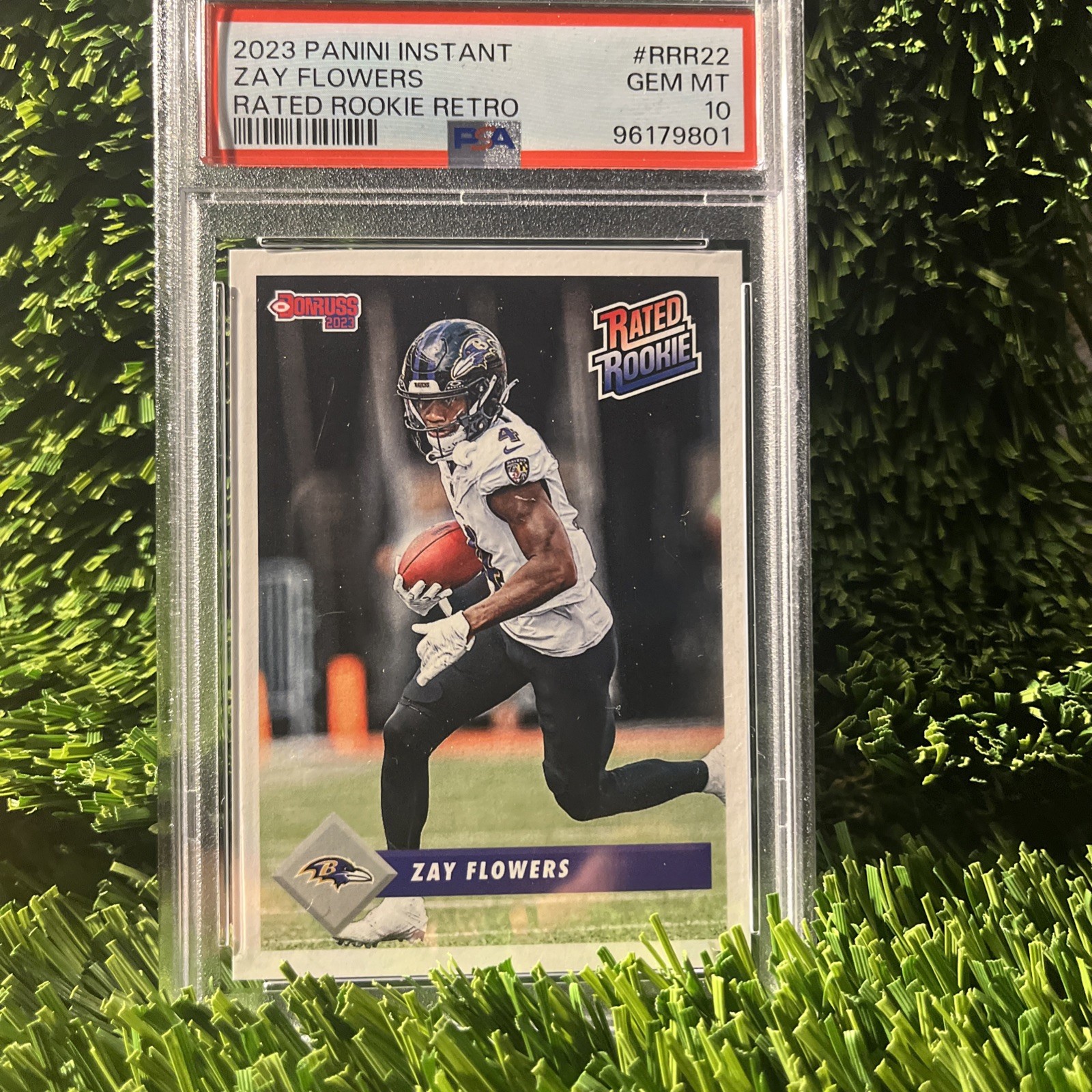 Zay Flowers Panini Instant Rated Rookie Retro #RRR22 Base