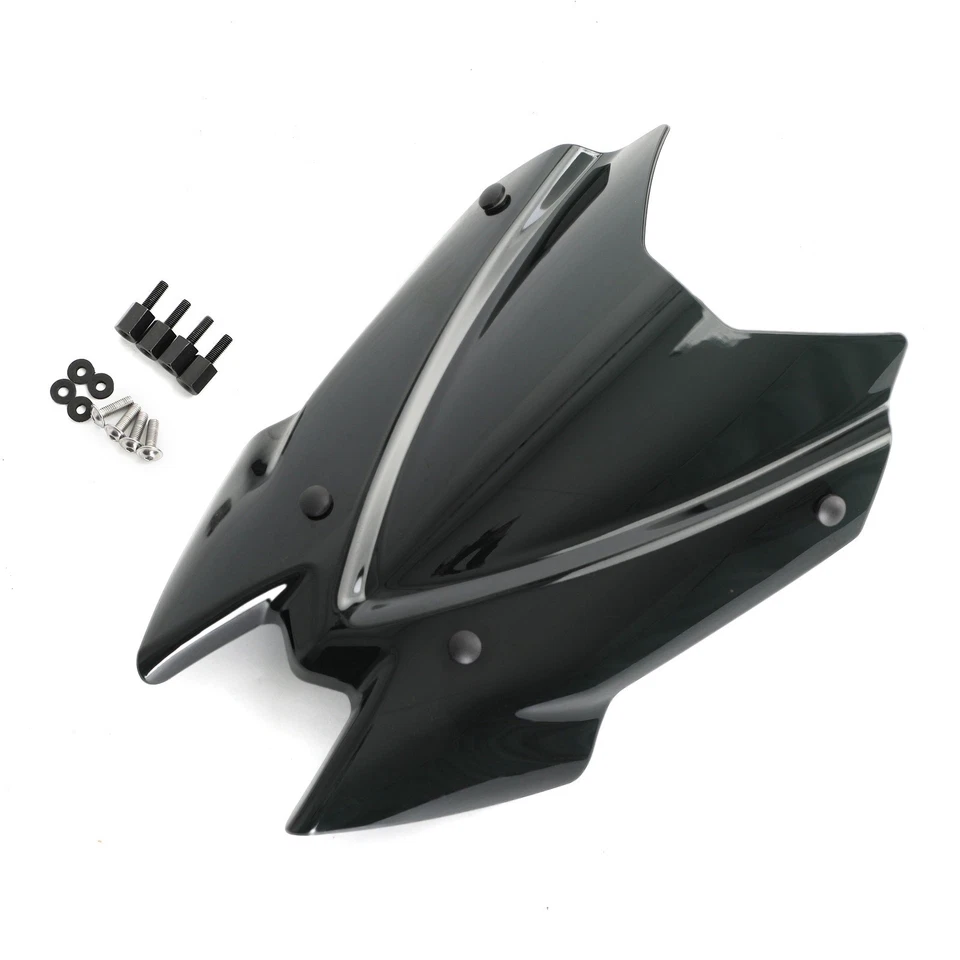 Windshield Windscreen Wind Shield Protector for KAWASAKI Z650 20+ Black - Image 4 of 4
