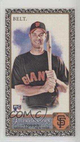 Brandon Belt [Mini Black] #60 2011 Topps Allen & Ginter card