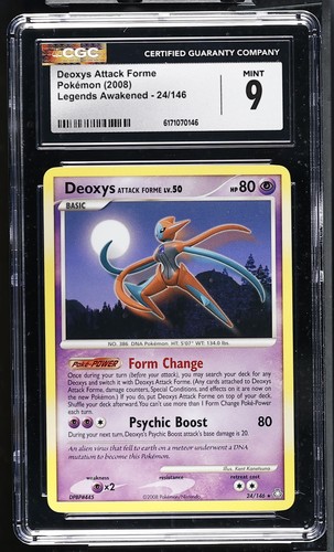 Deoxys Attack Forme graded CGC 9 for sale on eBay
