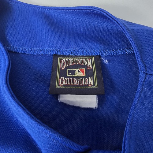 Camiseta deportiva parche 100 años Majestic Cooperstown Collection Chicago Cubs versión L 1994 - Imagen 5 de 11