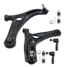 6pc For Scion xA xB 2004-2006 Front Lower Control Arms Sway Bar Links Tie Rods