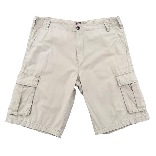 Phat Farm Khaki Multiple Pockets Cargo Shorts Mens Waist 36