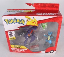 Pokemon Battle Ready Figure Multi-Pack Garchomp Lucario Sprigatito Deluxe 