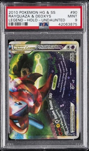 2010 #90 RAYQUAZA & DEOXYS LEGEND-HOLO PSA 9