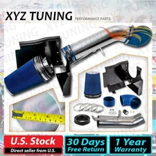 4" BLUE GMC/Chevy V8 4.8L/5.3L/6.0L Heat Shield Cold Air Intake System + Filter