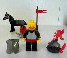 Lego #6009 Black Knight Vintage 100% Complete with Instruction Manual 