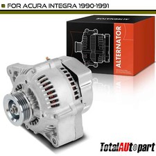 New Alternator for Acura Integra 1990-1991 65 Amp 12 Volt CCW 4-Groove Pulley