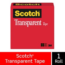 Scotch  Transparent Tape 600, 3/4 in x 2592 in 19 mm x 65,8 m 