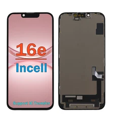 Incell For Apple iPhone 16e 6.1in LCD Display Screen Assembly Replacement Black