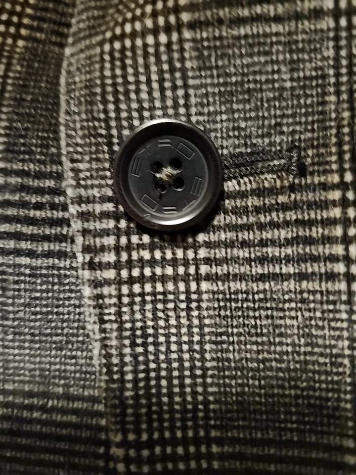 ETRO Milano Men's Gray Gingham Velvet 2 Button Silk Lining Size IT 50 US 40 - Image 4 of 4