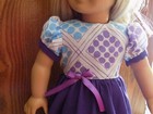 Handmade Dress  fits  18" doll like American girl/ purple. — photo 3