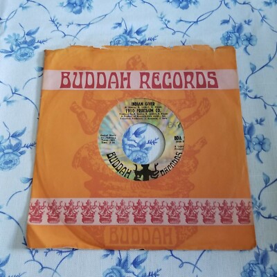 Buddah Records 45 rpm INDIAN GIVER / POW WOW OHIO EXPRESS 1910 Fruitgum Co BDA91