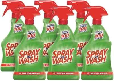 SPRAY 'N WASH Spray N'Wash Pre-treat Laundry Stain Remover Spray Bottles, 6 Count