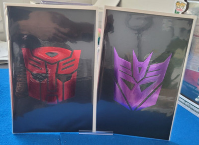 Transformers 40th Anniversary Edition #1 Image Comics 2024 Foil Virgin Set of 2