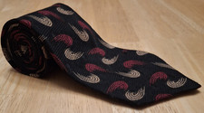 Ferrell Reed 100% Silk Tie For Davisons Cherry Hill NJ Hand Made In USA 3.75X5