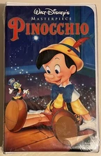 Walt Disney Masterpiece - VHS - Pinocchio - Clamshell Case *sealed*