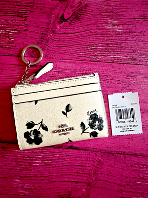 NWT Coach Mini Skinny Id Case In Floral print CP346 | eBay