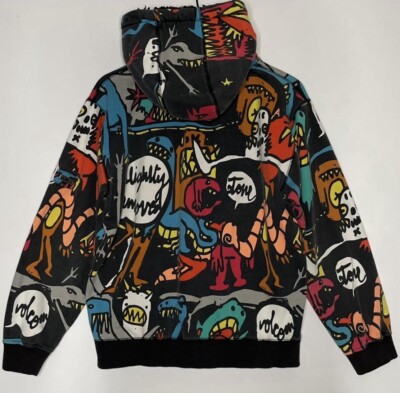 Volcom x Ryan Sheckler Hoodie Medium Youth / Kids Monster Horror