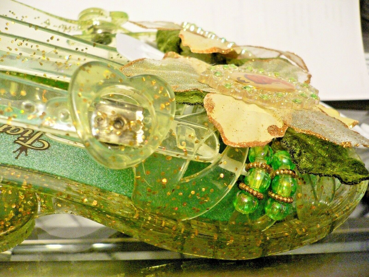Princess and the Frog~TIANA COSTUME SHOES~Girls 9~Disney Store~Light Up  Heel | eBay