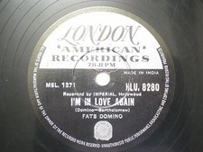 Fats Domino Hlu 8280 India Indian Rare 78 Rpm Record 10