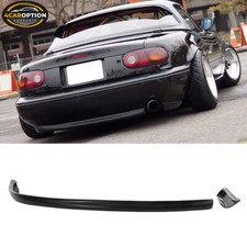 Fits 90-97 Mazda Miata Mx5 Rs Style Rear Bumper Apron Lip Spoiler Unpainted Pu