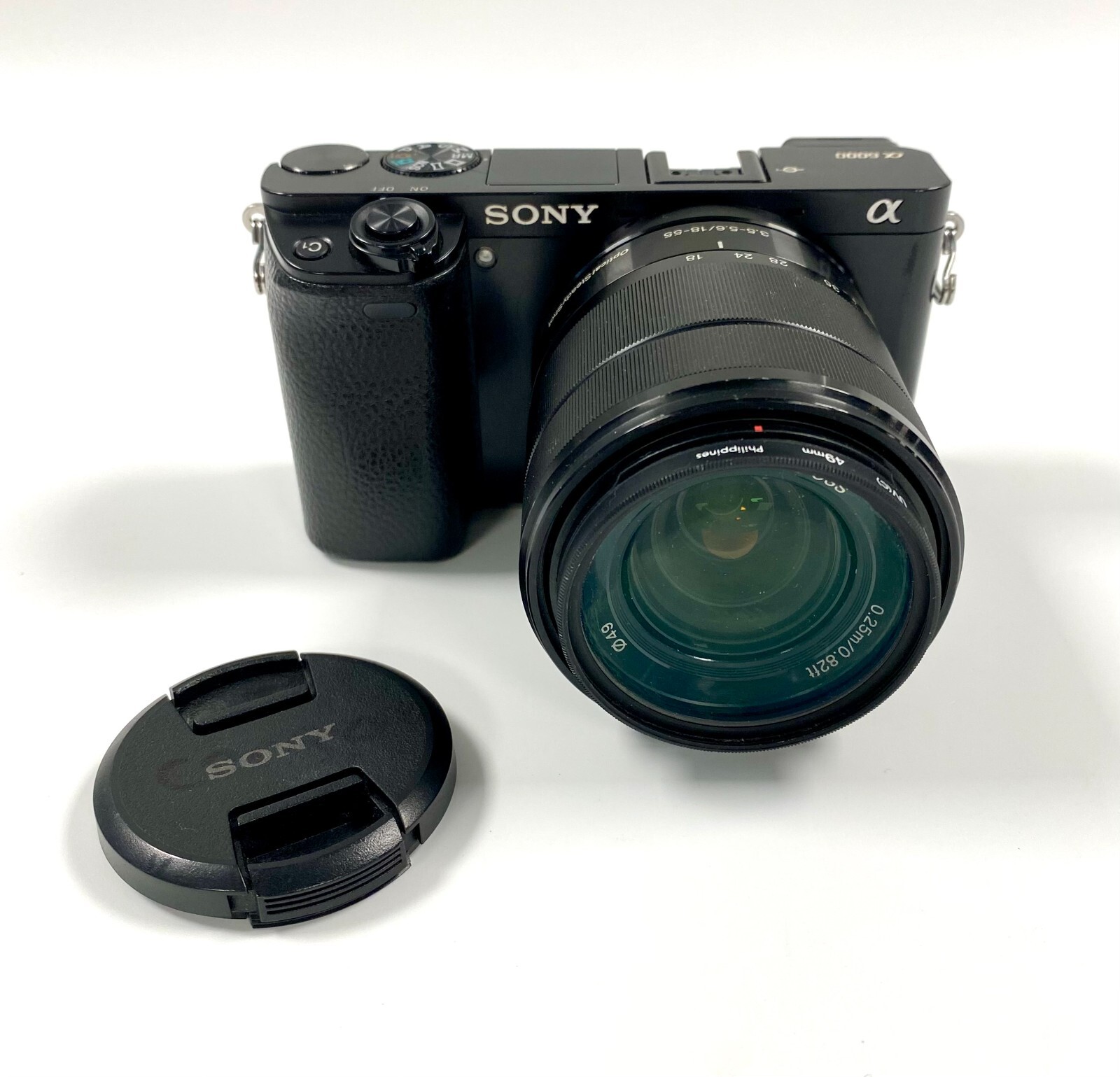 Sony Alpha A6000 ICLE6000 Mirrorless 24.3 MP DSLR Camera & Sony Lens