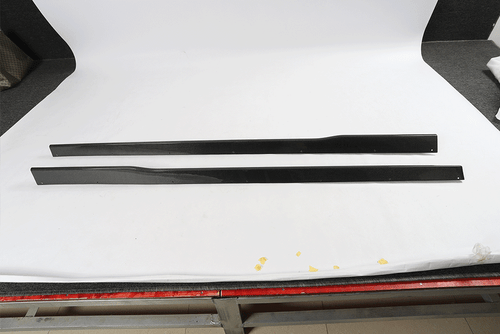 For Ford Mustang Dark Horse 2024UP Real Carbon Side Skirts Extension Lip Panels - Picture 6 of 14