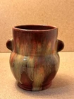 Weller Pottery '' Blo' Red Turkis '' 5'' Vase, In 1920-1930