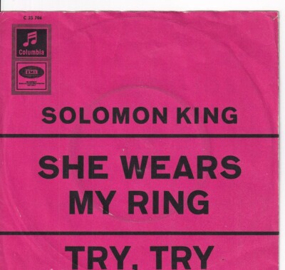 7'' Single - Solomon King - She wears my ring
