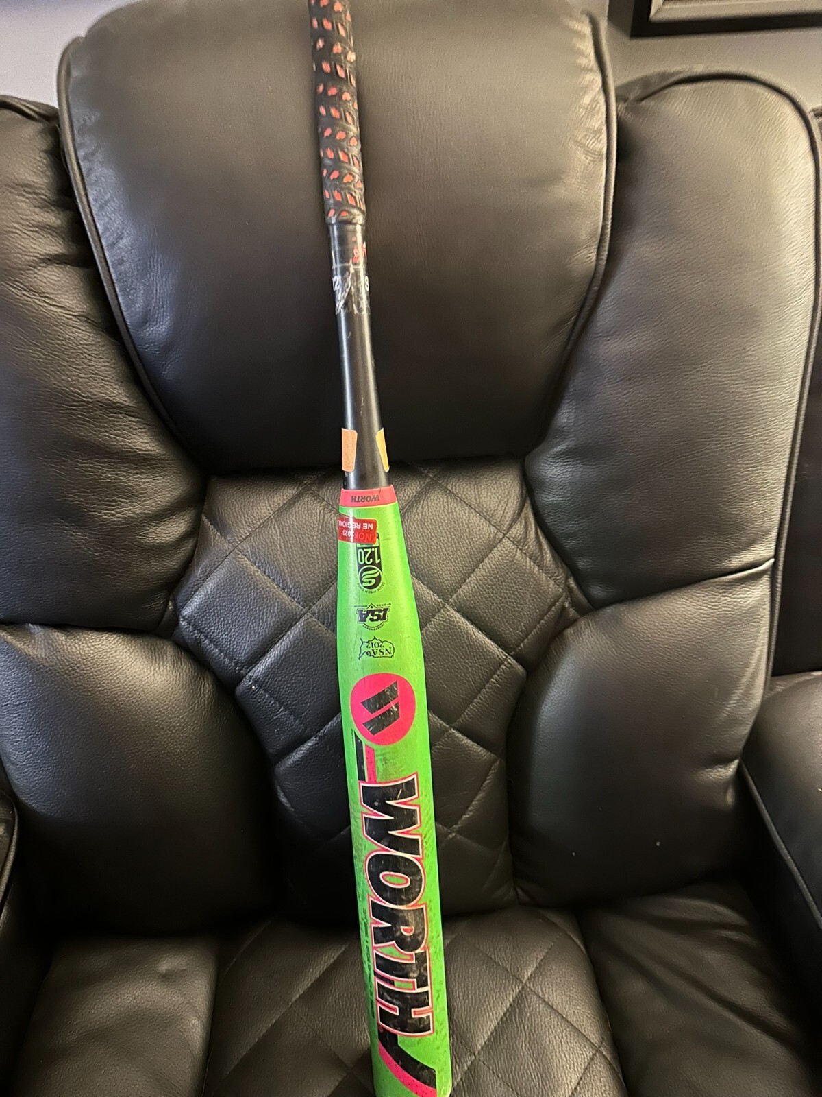 2022 Worth Watermelon Reload XL 13.75" Legit USSA 240 slowpitch bat 26.