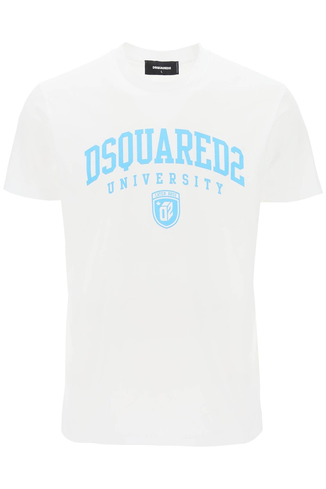 Футболка DsquaRed 2 Stamp college S74GD1166S23009 Белая SzM 100 Вт 62790₽