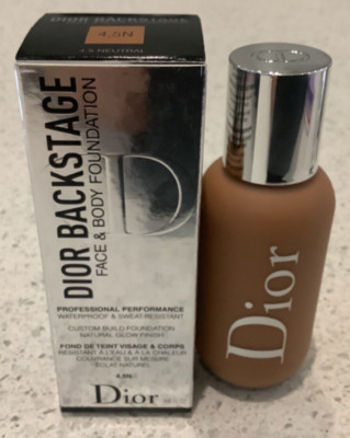 Dior Backstage Face Body Custom Build Waterproof Foundation 4.5N 4.5 Neutral