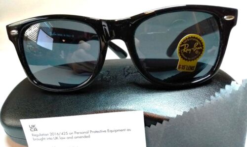 RAY-BAN™ - RB4260 SUNGLASSES – POLISHED BLACK / DARK GREY – 54/16 145