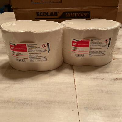 (2) NEW Apex SMART POWER EcoLab Dish Detergent, Commercial-Strength