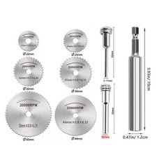 8PCS Inside Pipe Cutter Internal PVC Plastic Plumbing Tools Saw Tooth Blades Set