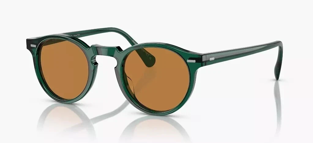 Oliver Peoples OV5217S 176353 50 Gregory Peck Sun Dark Teal/Cognac Sunglasses