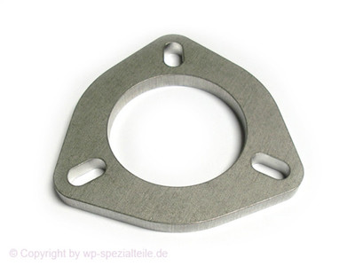Stainless Exhaust Catalyst Connector 3-Hole Flangia 60mm Audi 80 20V Turbo