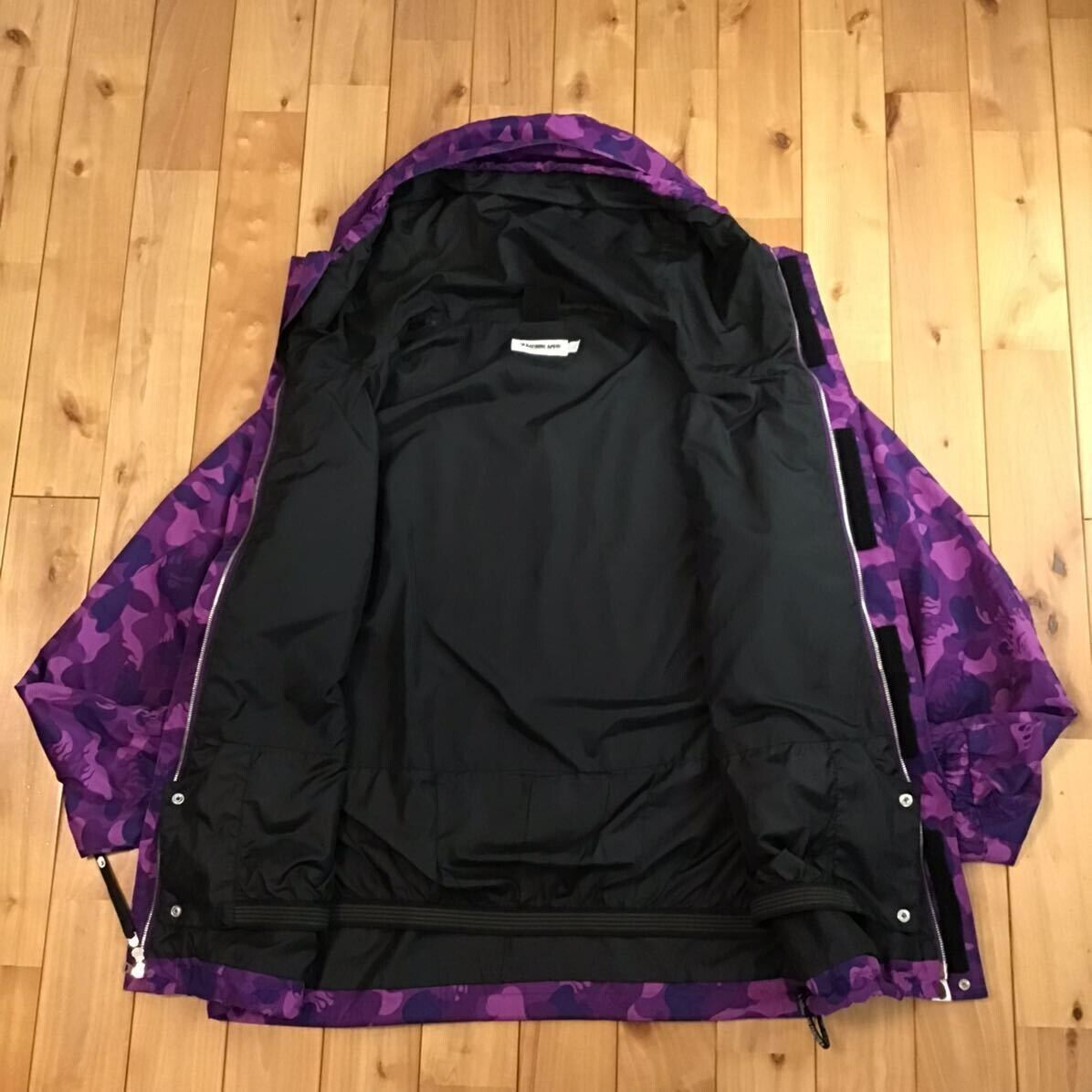 BAPE Fire camo purple snowboard jacket flame A Bathing Ape BAPE Fire camo purple snowboard jacket flame A Bathing Ape